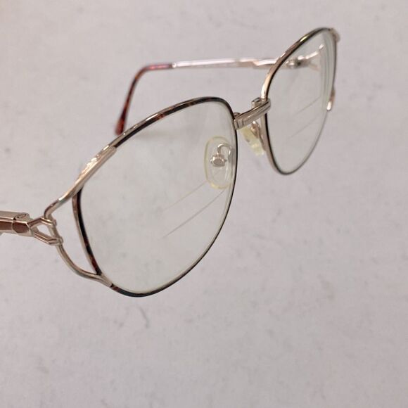 Genesis‎ Model 2315 Gold Tortoise 130 Oval Eyeglasses Vintage Frames Korea